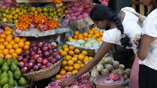 لمحة من السوق في جالي